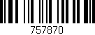 Código de barras (EAN, GTIN, SKU, ISBN): '757870'
