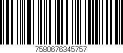 Código de barras (EAN, GTIN, SKU, ISBN): '7580676345757'