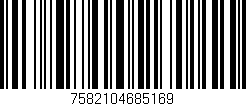 Código de barras (EAN, GTIN, SKU, ISBN): '7582104685169'