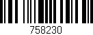Código de barras (EAN, GTIN, SKU, ISBN): '758230'