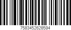 Código de barras (EAN, GTIN, SKU, ISBN): '7583452628594'