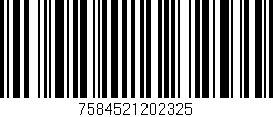 Código de barras (EAN, GTIN, SKU, ISBN): '7584521202325'