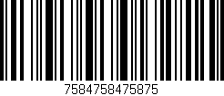 Código de barras (EAN, GTIN, SKU, ISBN): '7584758475875'