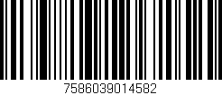 Código de barras (EAN, GTIN, SKU, ISBN): '7586039014582'