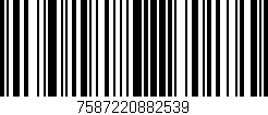 Código de barras (EAN, GTIN, SKU, ISBN): '7587220882539'