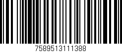 Código de barras (EAN, GTIN, SKU, ISBN): '7589513111388'