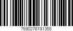 Código de barras (EAN, GTIN, SKU, ISBN): '7590278191355'