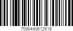 Código de barras (EAN, GTIN, SKU, ISBN): '7590440612619'