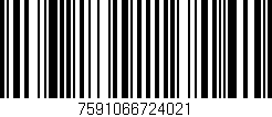 Código de barras (EAN, GTIN, SKU, ISBN): '7591066724021'