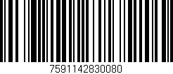 Código de barras (EAN, GTIN, SKU, ISBN): '7591142830080'