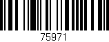 Código de barras (EAN, GTIN, SKU, ISBN): '75971'