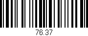 Código de barras (EAN, GTIN, SKU, ISBN): '76.37'