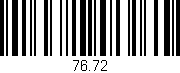 Código de barras (EAN, GTIN, SKU, ISBN): '76.72'