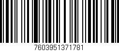Código de barras (EAN, GTIN, SKU, ISBN): '7603951371781'