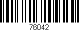Código de barras (EAN, GTIN, SKU, ISBN): '76042'