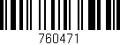 Código de barras (EAN, GTIN, SKU, ISBN): '760471'