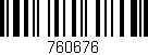 Código de barras (EAN, GTIN, SKU, ISBN): '760676'
