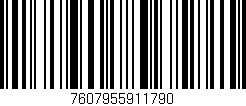 Código de barras (EAN, GTIN, SKU, ISBN): '7607955911790'