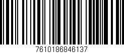 Código de barras (EAN, GTIN, SKU, ISBN): '7610186846137'