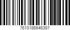 Código de barras (EAN, GTIN, SKU, ISBN): '7610186846397'