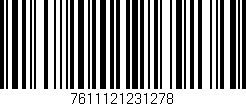 Código de barras (EAN, GTIN, SKU, ISBN): '7611121231278'