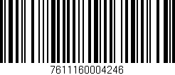 Código de barras (EAN, GTIN, SKU, ISBN): '7611160004246'