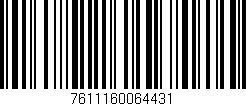 Código de barras (EAN, GTIN, SKU, ISBN): '7611160064431'