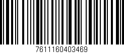 Código de barras (EAN, GTIN, SKU, ISBN): '7611160403469'