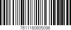 Código de barras (EAN, GTIN, SKU, ISBN): '7611160805096'