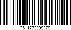 Código de barras (EAN, GTIN, SKU, ISBN): '7611773009379'