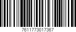Código de barras (EAN, GTIN, SKU, ISBN): '7611773017367'