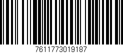 Código de barras (EAN, GTIN, SKU, ISBN): '7611773019187'