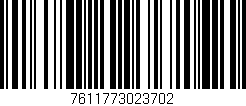Código de barras (EAN, GTIN, SKU, ISBN): '7611773023702'