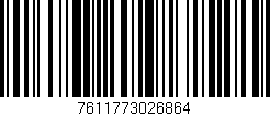 Código de barras (EAN, GTIN, SKU, ISBN): '7611773026864'