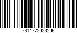 Código de barras (EAN, GTIN, SKU, ISBN): '7611773033206'
