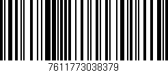 Código de barras (EAN, GTIN, SKU, ISBN): '7611773038379'