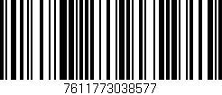 Código de barras (EAN, GTIN, SKU, ISBN): '7611773038577'