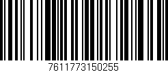 Código de barras (EAN, GTIN, SKU, ISBN): '7611773150255'
