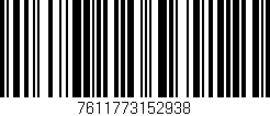 Código de barras (EAN, GTIN, SKU, ISBN): '7611773152938'