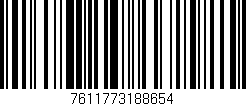 Código de barras (EAN, GTIN, SKU, ISBN): '7611773188654'