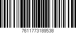 Código de barras (EAN, GTIN, SKU, ISBN): '7611773189538'