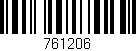 Código de barras (EAN, GTIN, SKU, ISBN): '761206'
