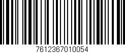 Código de barras (EAN, GTIN, SKU, ISBN): '7612367010054'