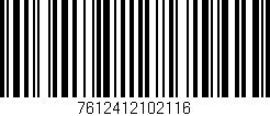 Código de barras (EAN, GTIN, SKU, ISBN): '7612412102116'