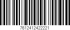 Código de barras (EAN, GTIN, SKU, ISBN): '7612412422221'