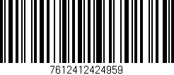 Código de barras (EAN, GTIN, SKU, ISBN): '7612412424959'