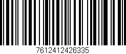 Código de barras (EAN, GTIN, SKU, ISBN): '7612412426335'