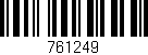 Código de barras (EAN, GTIN, SKU, ISBN): '761249'