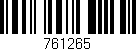 Código de barras (EAN, GTIN, SKU, ISBN): '761265'