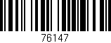 Código de barras (EAN, GTIN, SKU, ISBN): '76147'